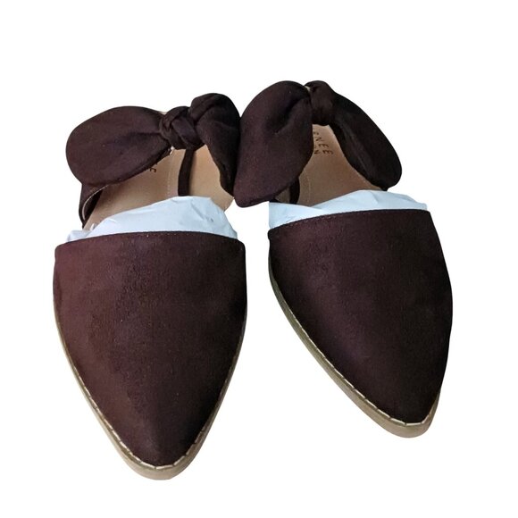 NEW Journee Collection Telulah Brown Faux Suede Slip-On Slide Sandals Size 8.5 - Picture 5 of 10